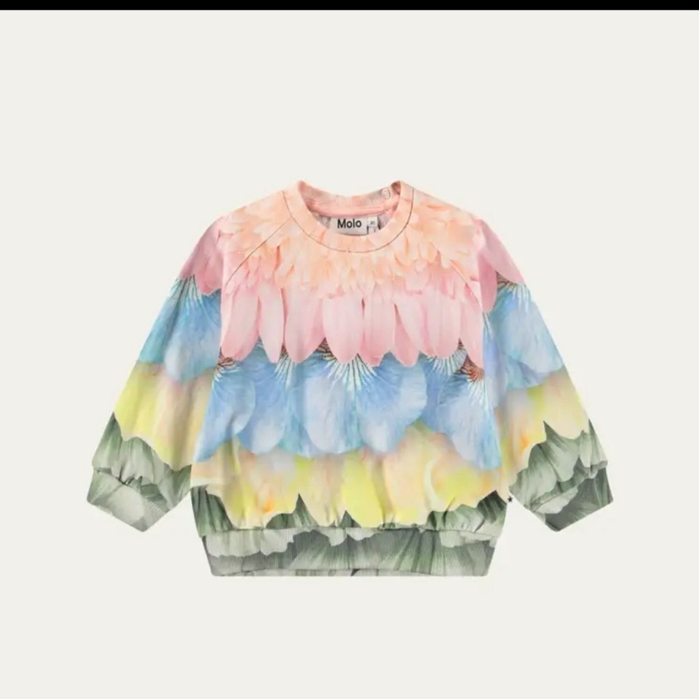 Molo Kids Multicolor Floral Sweatshirt